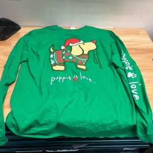 Women’s puppie love long sleeve shirt